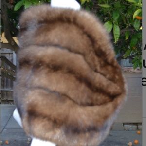 Genuine Vintage. EIMAN MARCUS Russian Barguzin Sable Fur woman’s  Shawl Stole